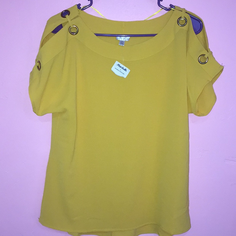Yellow blouse